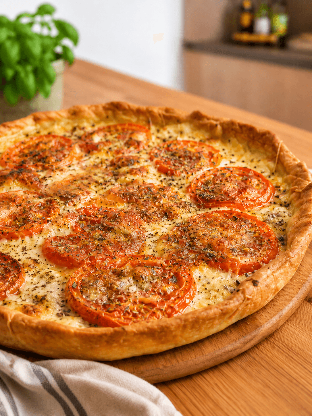 Tarte tomate mozzarella