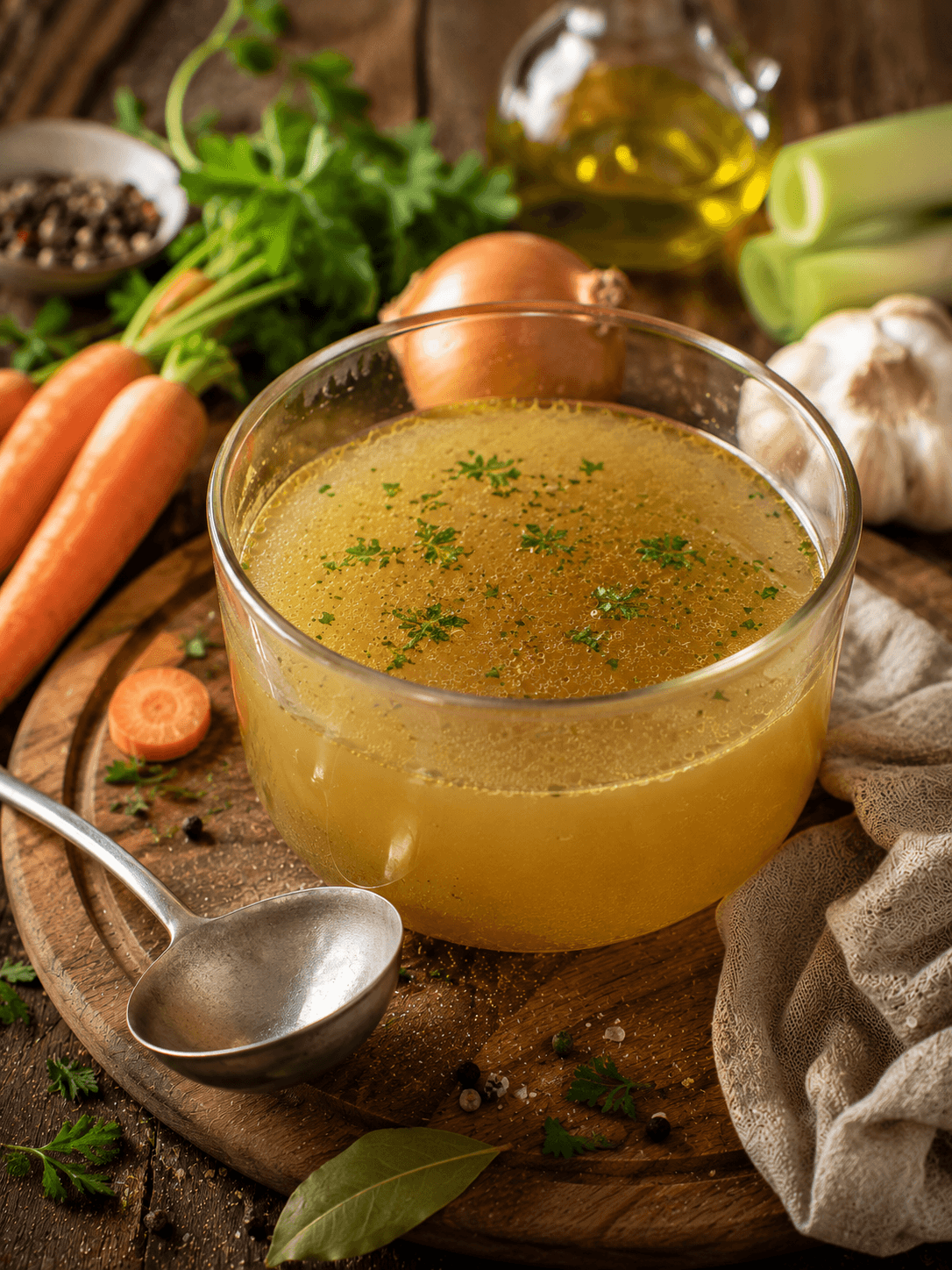 Bouillon de legumes maison