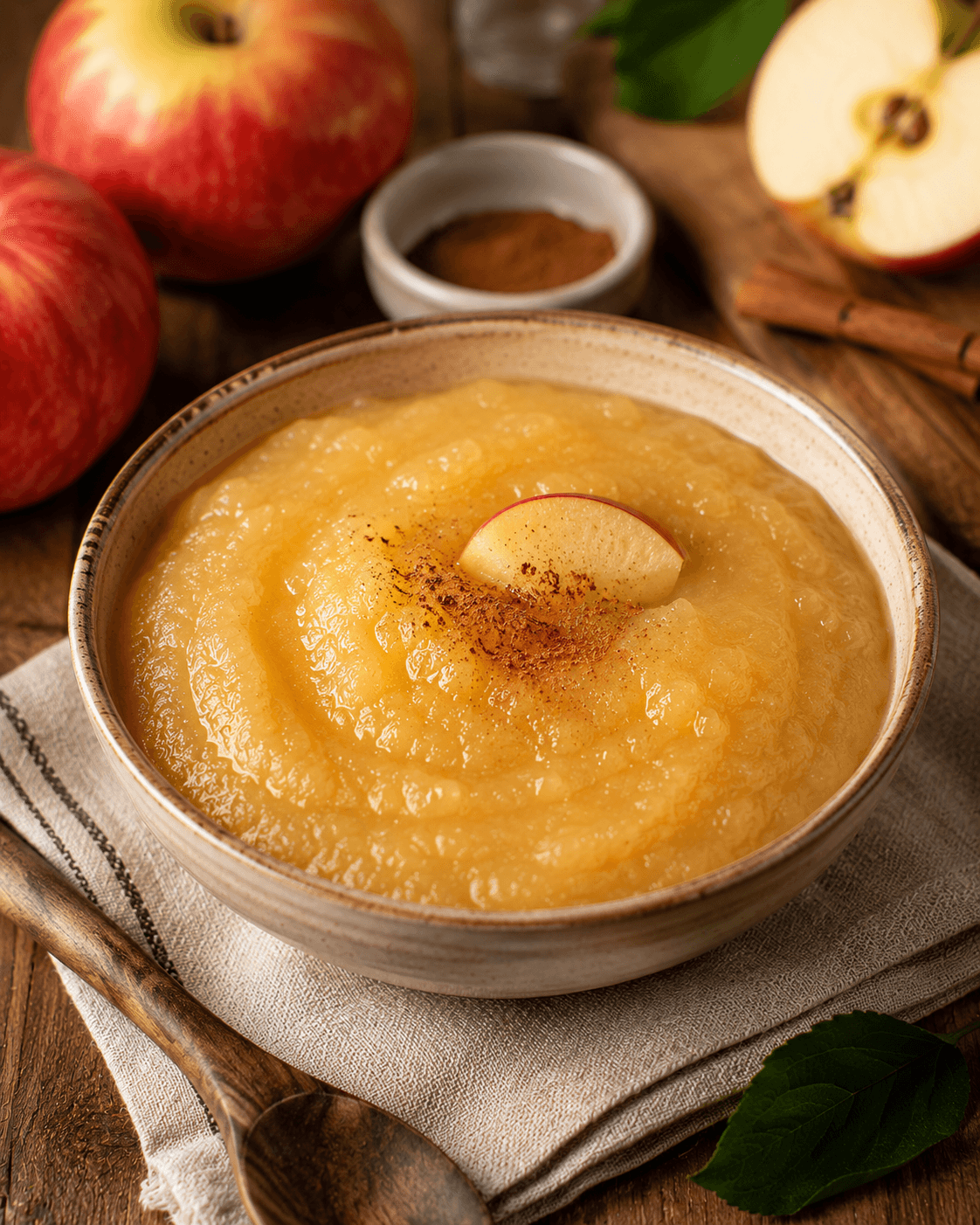 Compote de pommes maison