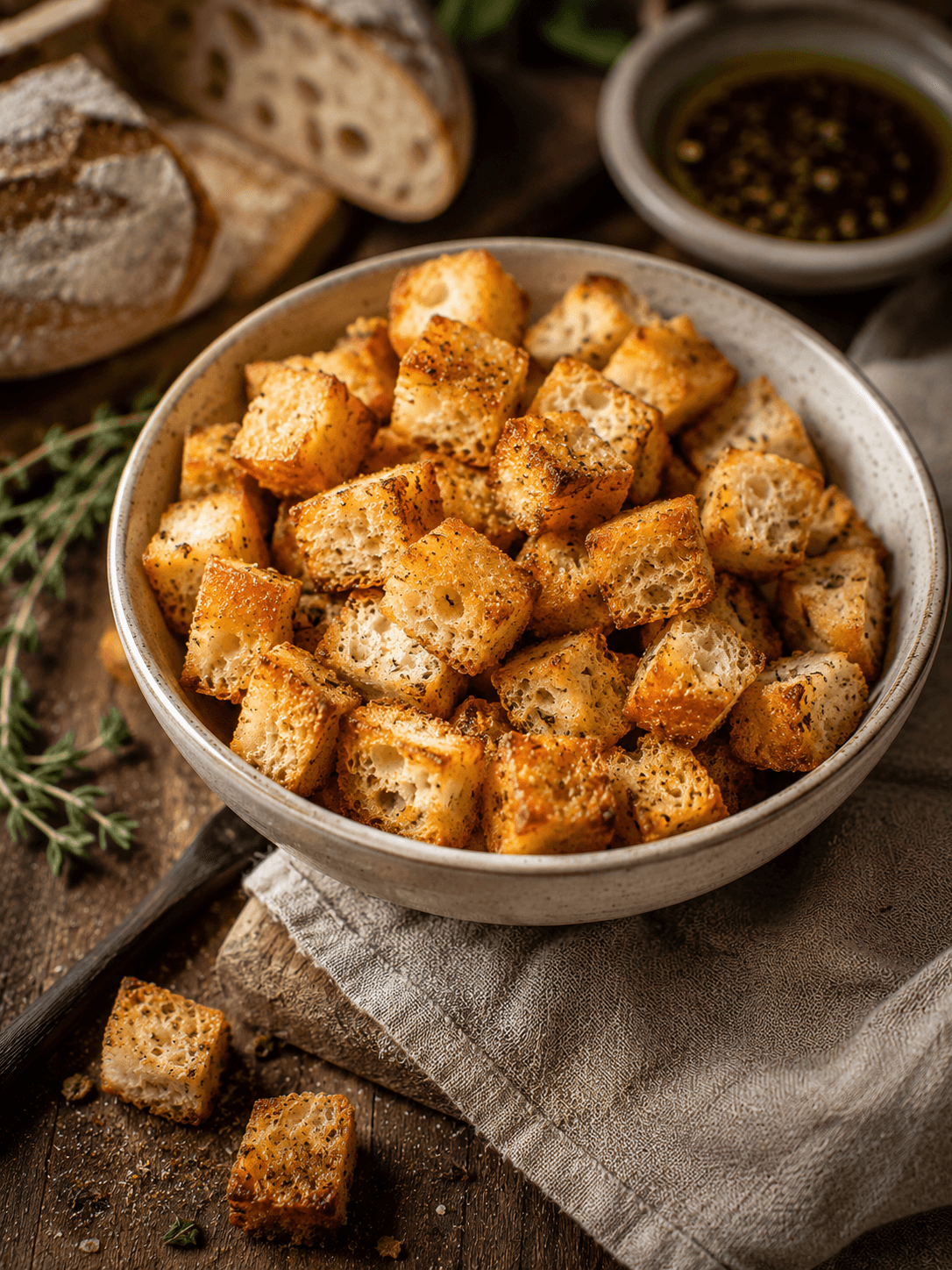 Croutons maison