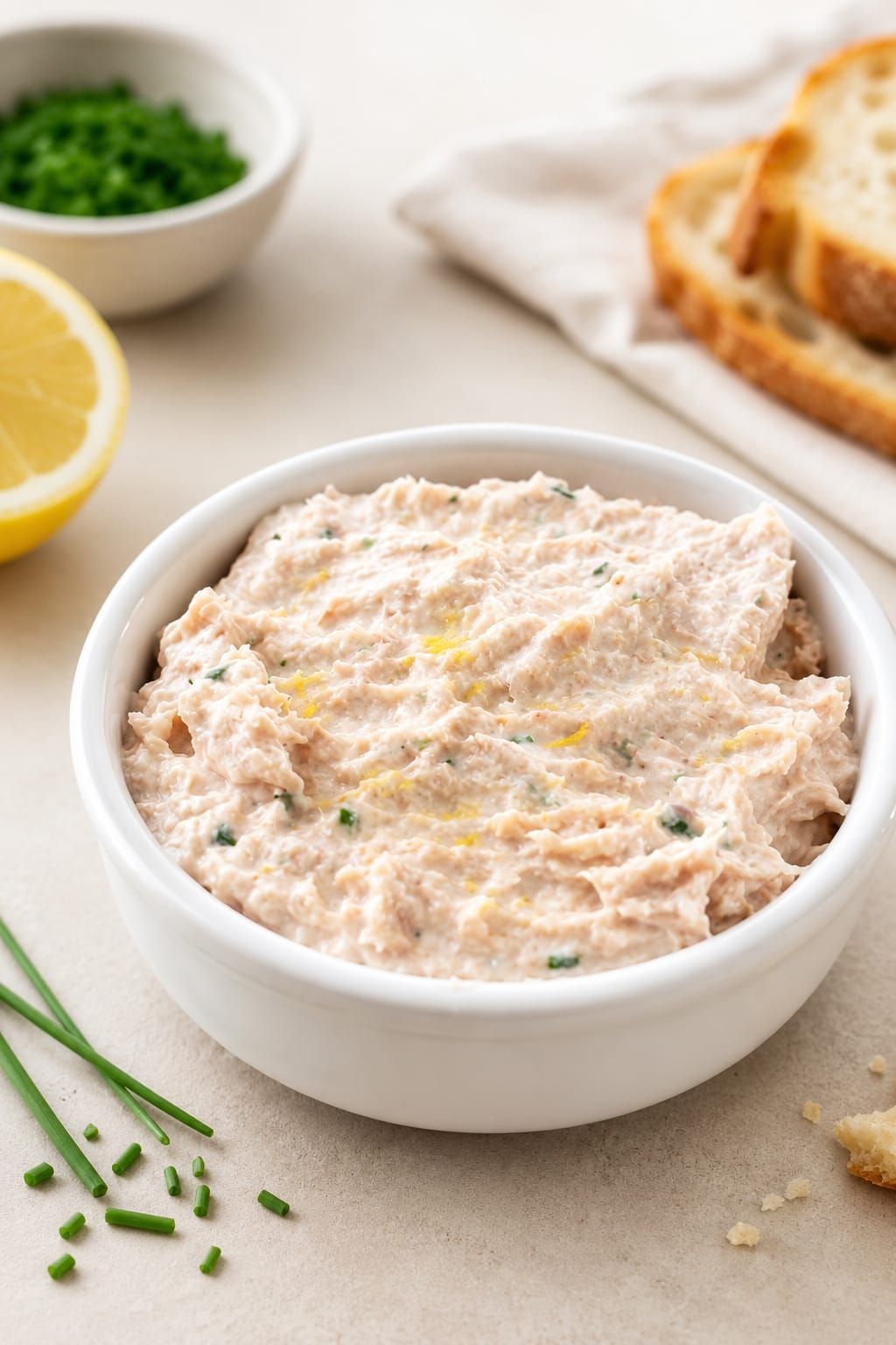 Rillette de thon à la ricotta et au citron
