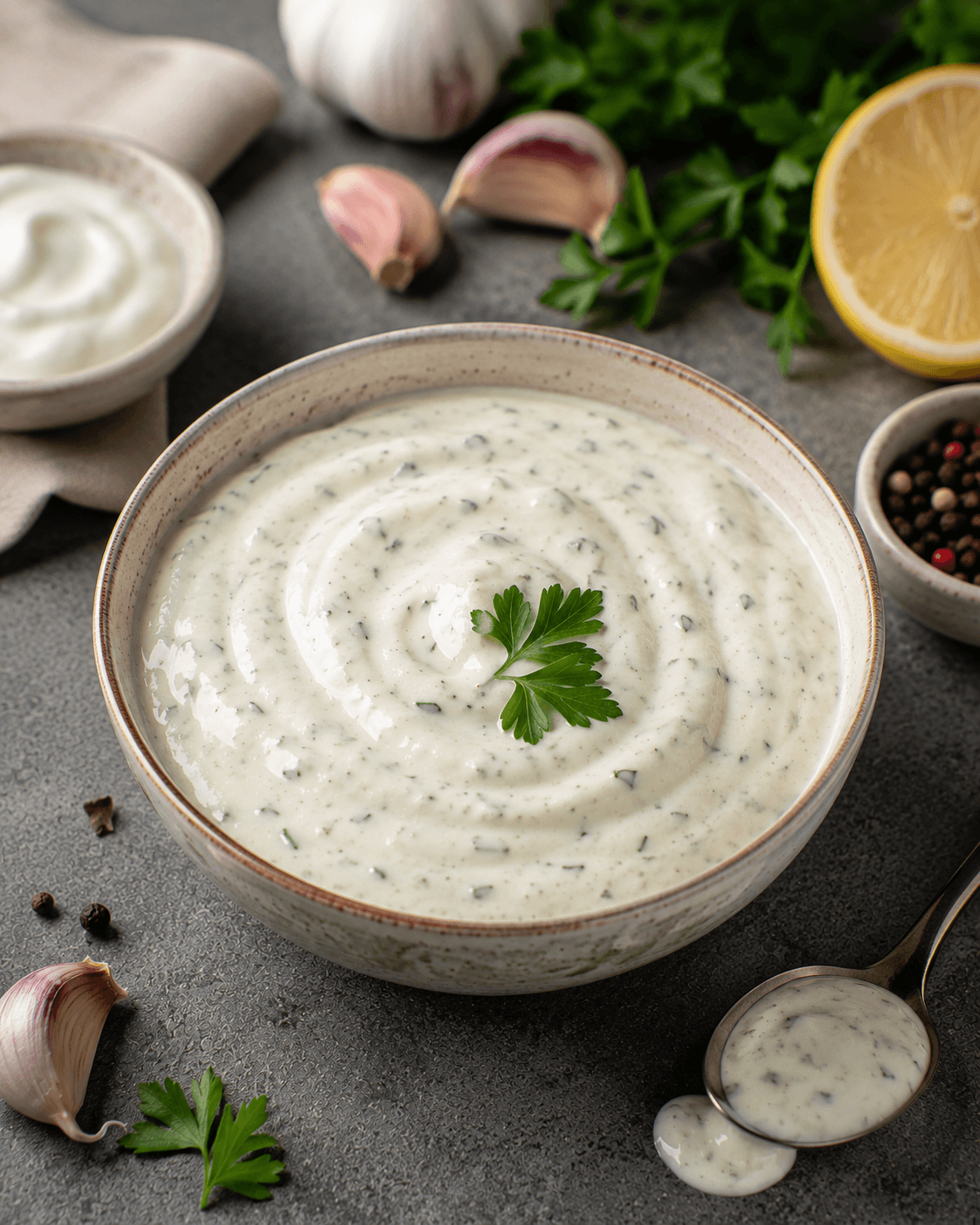 Sauce blanche kebab